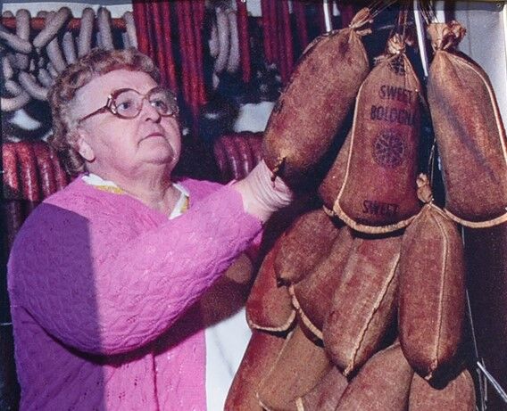 Verna Dietrich founded Dietrich's Meats & Country Store with her late husband, Willard, in 1975. She celebrated her 90th birthday with a blockbuster birthday party that drew 1,500 people to a fireworks display. car at the Kempton Community Center on March 13.